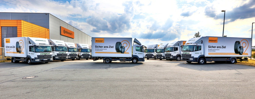 MODERN UND NACHHALTIG: CONTINENTAL UND LOGISTIKPARTNER HONOLD RICHTEN FAHRZEUGFLOTTE AUF DIE ZUKUNFT AUS